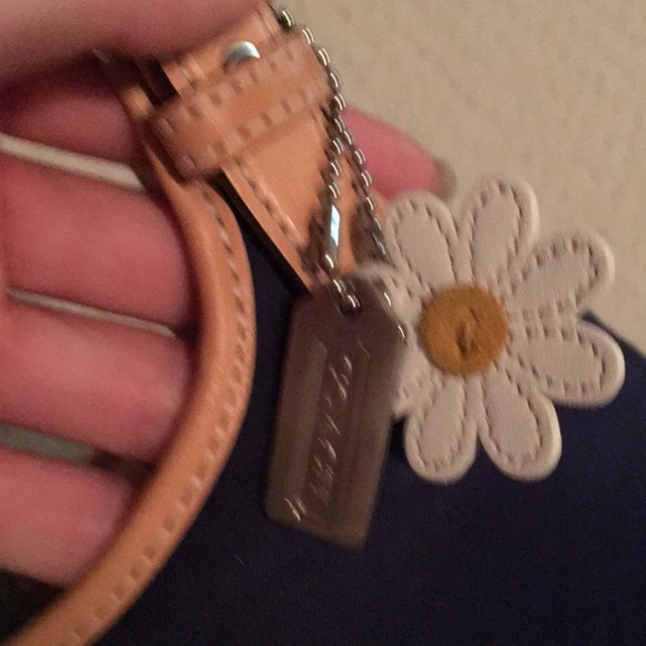 Navy blue Coach shoulder bag - Picture 3 of 7